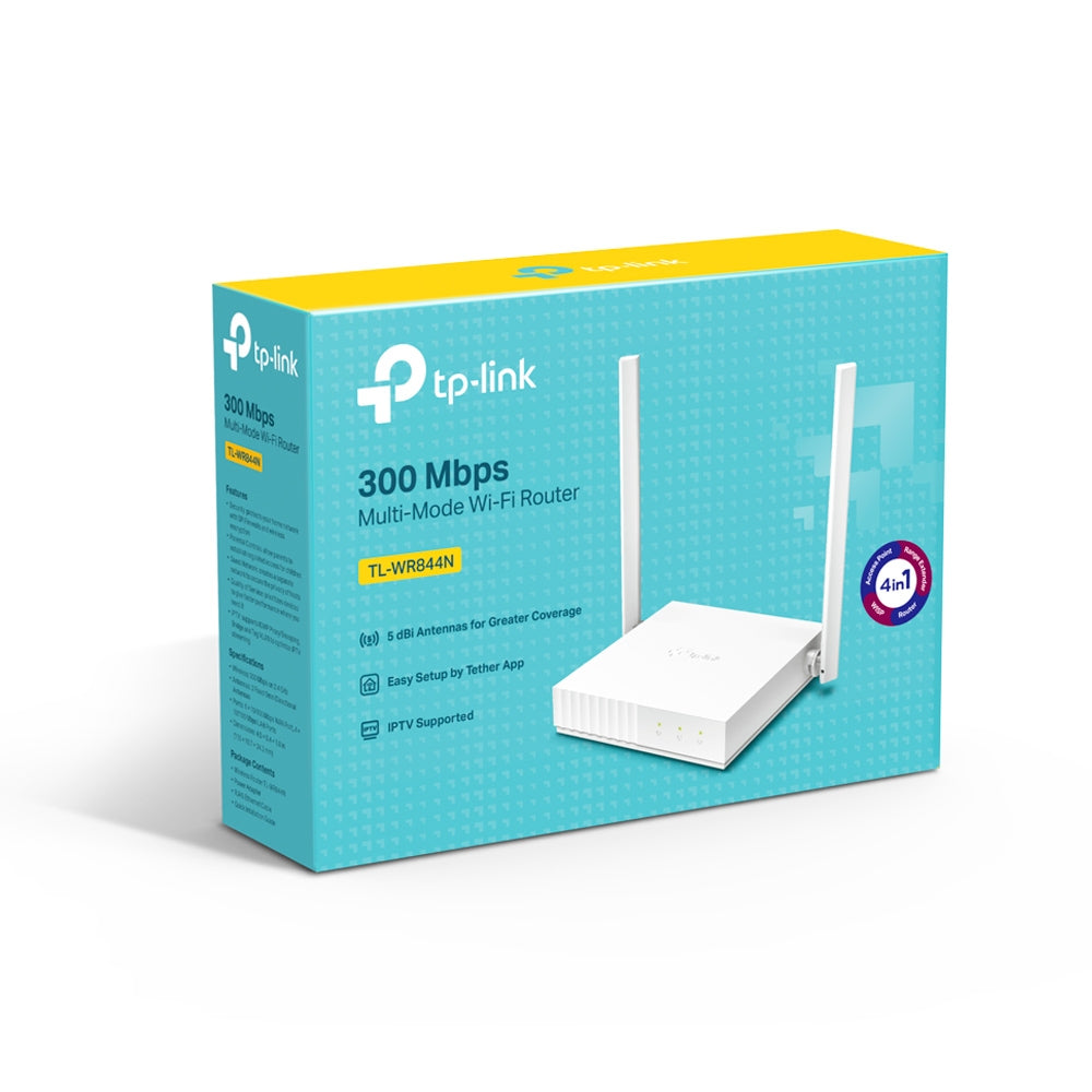 TP-Link TL-WR844N router inalámbrico Ethernet rápido Banda única (2,4 GHz) Blanco (5)