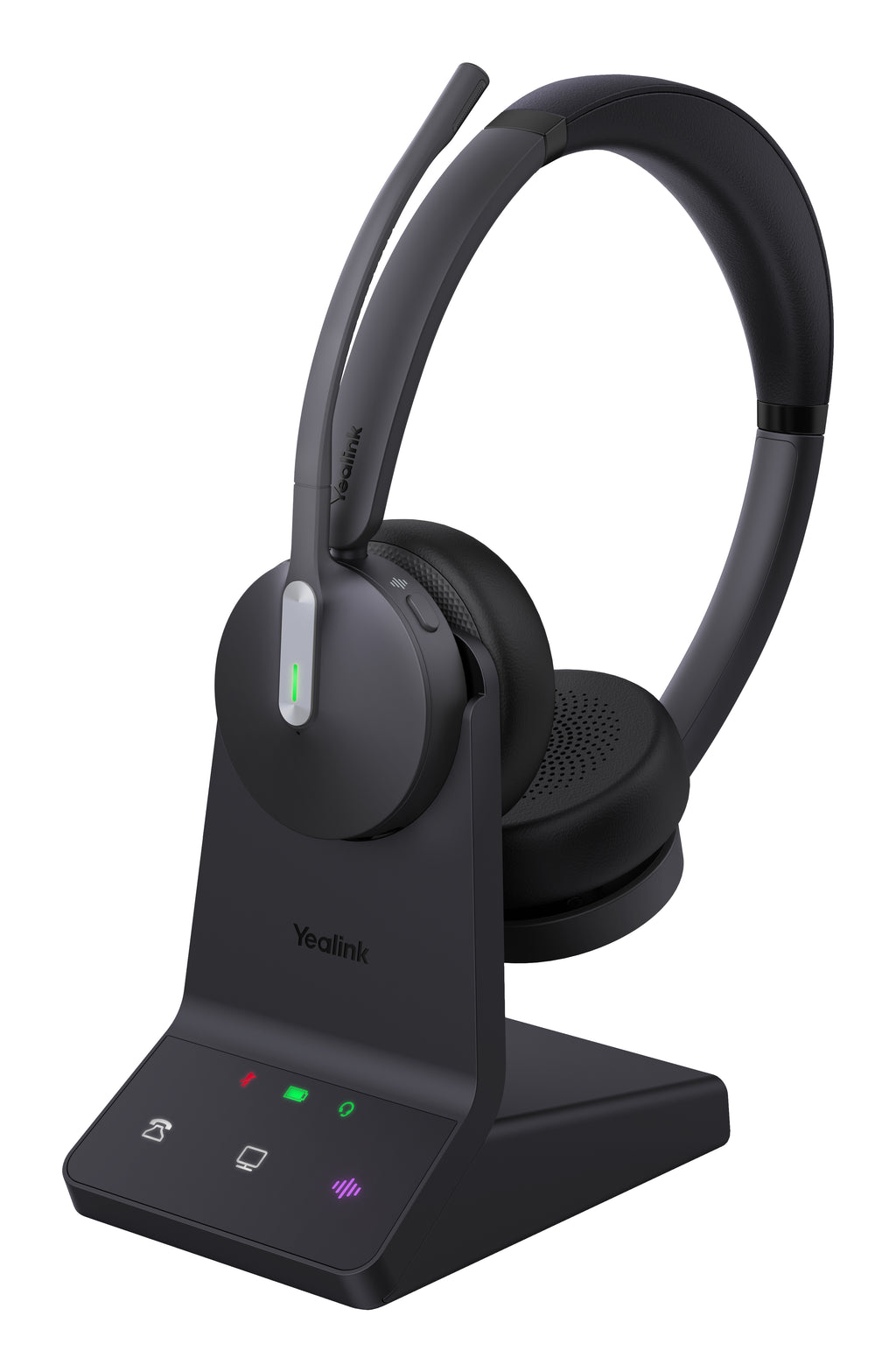 Yealink WH64 Dual UC Headset Auriculares Inalámbrico Diadema Oficina/Centro de llamadas USB Tipo C Bluetooth Negro (2)