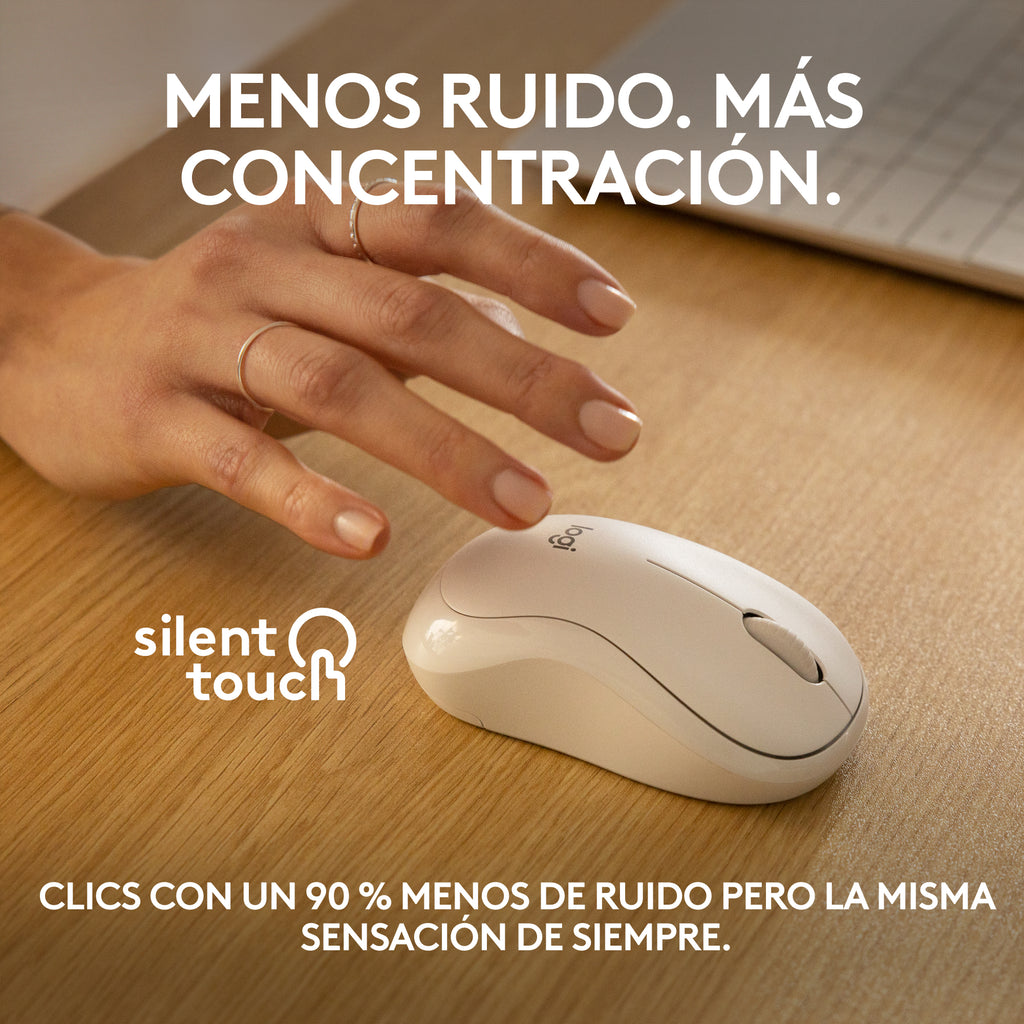 Logitech M240 Silent ratón Viajes Ambidextro RF Wireless + Bluetooth 4000 DPI (6)