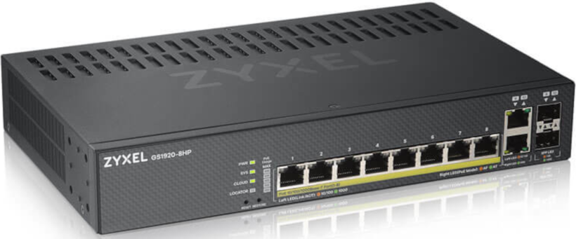 Smart switch Zyxel GS1920-8HPv2 8 prts (2)