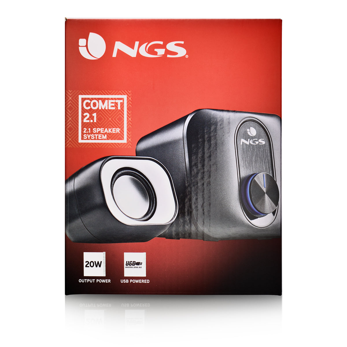 NGS COMET 2.1 conjunto de altavoces 11 W Universal Negro, Blanco 2.1 canales De 2 vías 3 W (6)