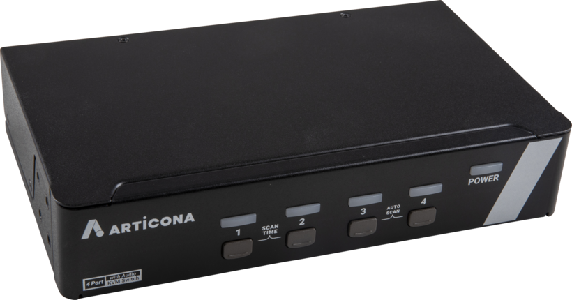 Switch KVM ARTICONA DVI-D 4 puertos