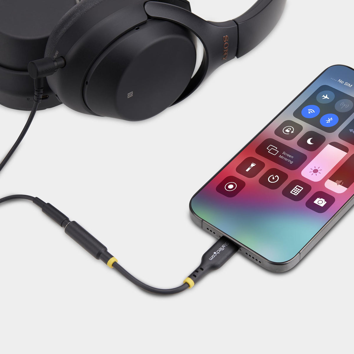 StarTech.com USBCAUDIO2 cable de audio 0,127 m USB Type-C 2.0 Negro (6)