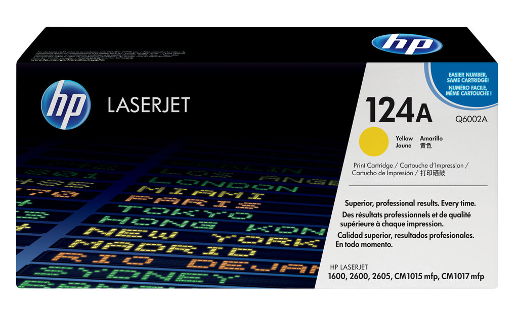 HP 124A Yellow Original LaserJet Toner Cartridge cartucho de tóner 1 pieza(s) (2)