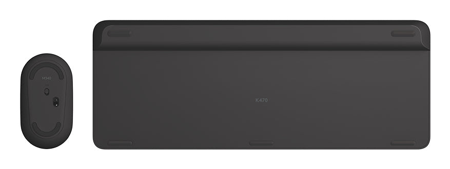 Logitech Slim MK470 teclado Ratón incluido Universal RF inalámbrico QWERTZ Alemán Grafito (4)
