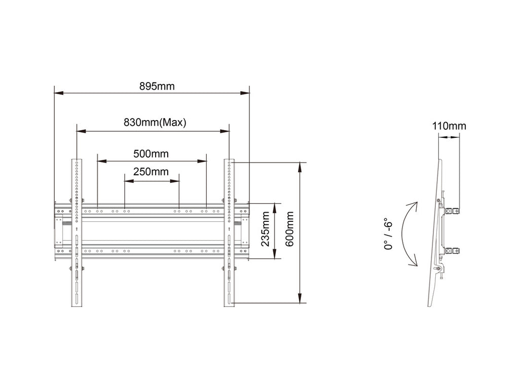 Multibrackets 8847 accesorio para soporte de monitor