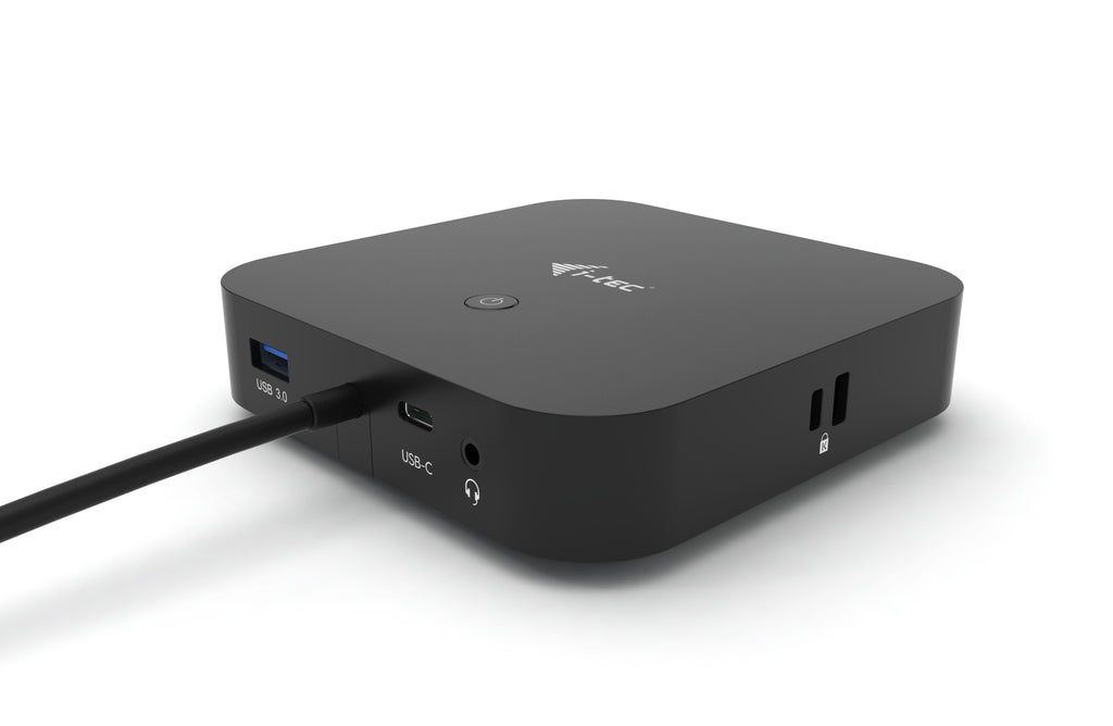 i-tec C31DUALDPDOCKPD base para portátil y replicador de puertos Alámbrico USB 3.2 Gen 1 (3.1 Gen 1) Type-C Negro (3)