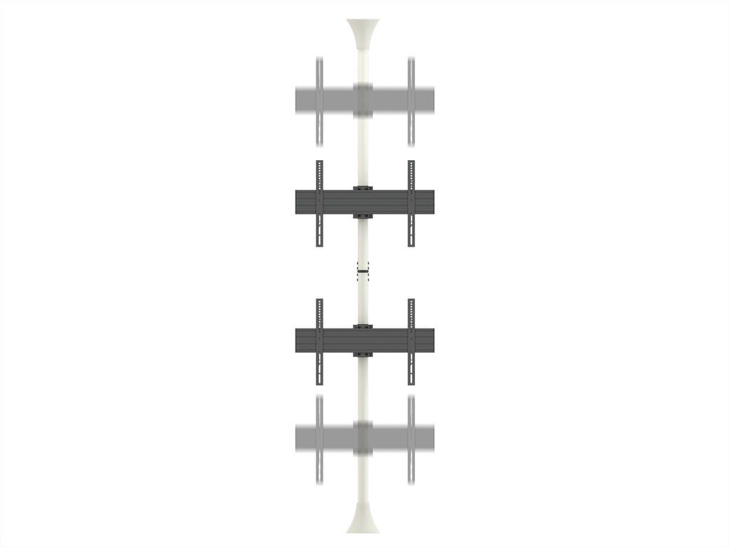 Multibrackets 5716 soporte para pantalla de señalización 165,1 cm (65") Negro, Blanco (4)