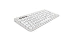 Logitech Pebble Keys 2 K380s teclado Universal Bluetooth QWERTZ Alemán Blanco