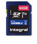 Integral INSDX64G-100V10 memoria flash 64 GB SD UHS-I
