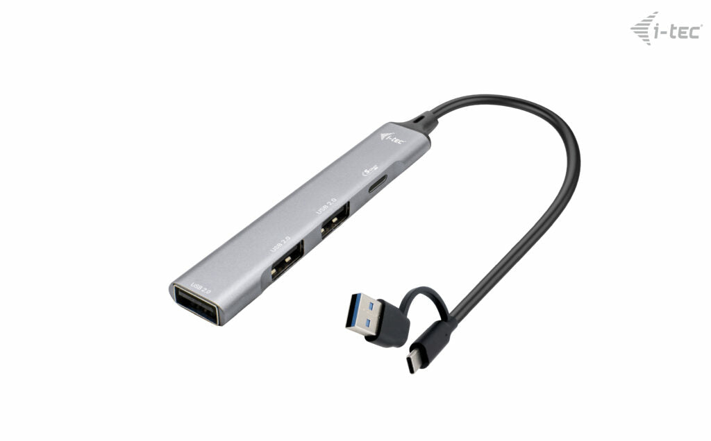 i-tec CAHUBMETALMINI4 hub de interfaz USB 3.2 Gen 1