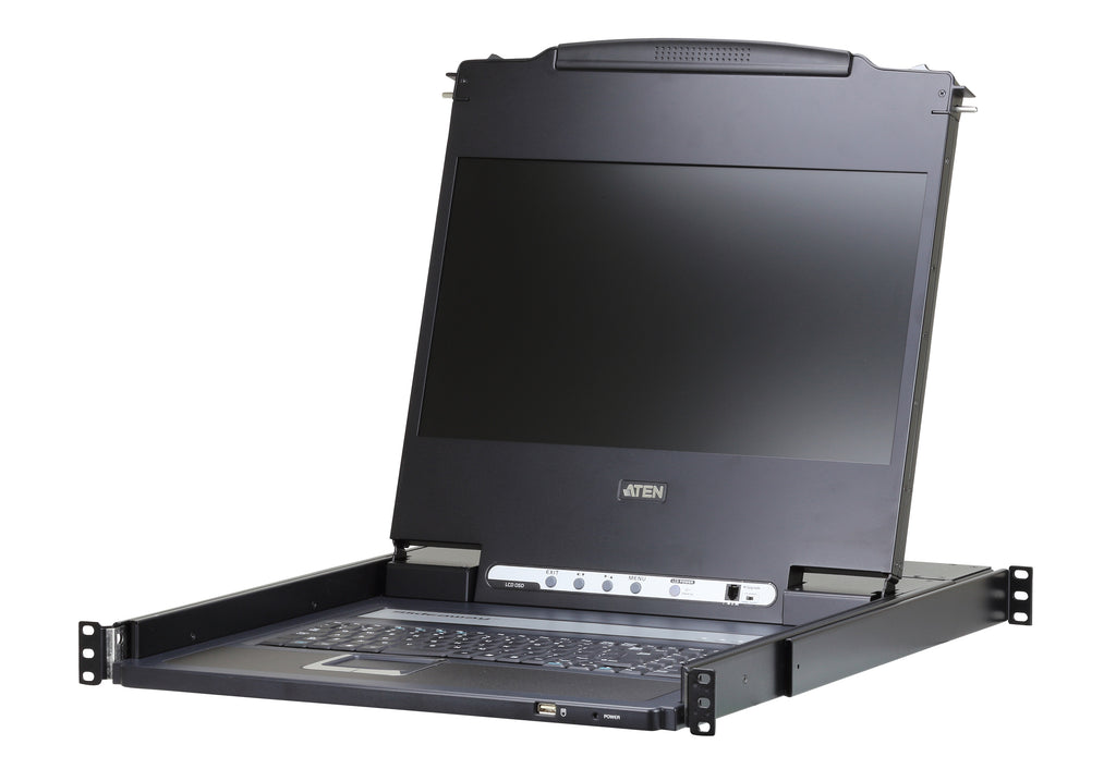 ATEN CL6700MW consola de rack 43,9 cm (17.3") 1920 x 1080 Pixeles Metal Negro 1U (2)