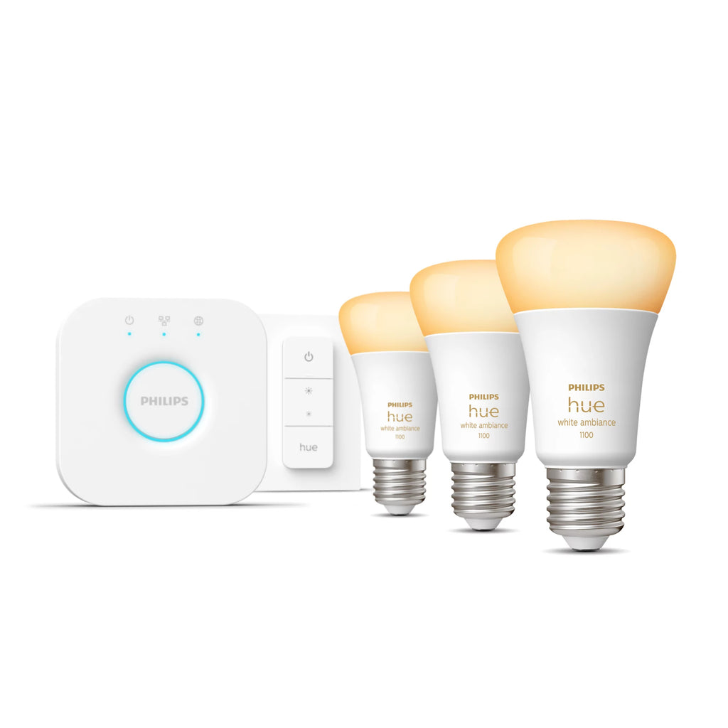 Philips 8719514291232 - Juego de iluminación inalámbrico, bombilla LED x 3, E27