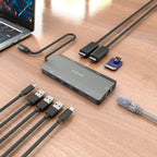 AISENS ASUC-10P052-GR base para portátil y replicador de puertos Alámbrico USB 3.2 Gen 1 (3.1 Gen 1) Type-C (6)