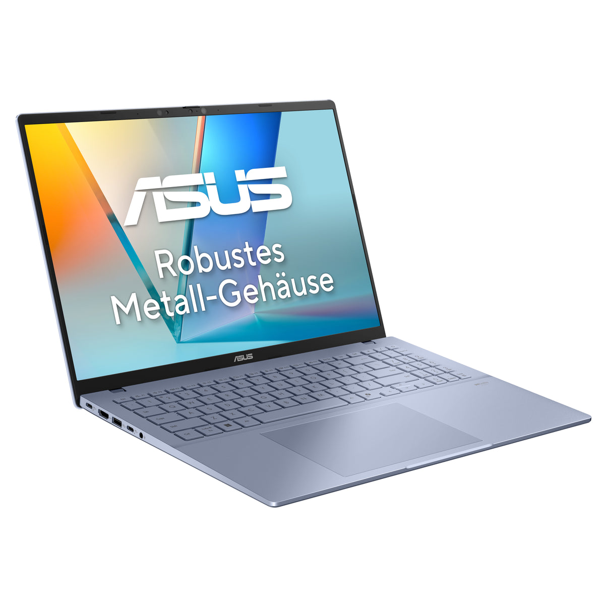ASUS Vivobook S16 S3607NA-SH001W Snapdragon X2E-88-100 Portátil 40,6 cm (16") WUXGA 32 GB LPDDR5x-SDRAM 1 TB SSD Wi-Fi 7 (802.11be) Windows 11 Home Azul (3)