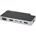 StarTech.com CDP2HVGUASPD base para portátil y replicador de puertos Alámbrico USB 3.2 Gen 2 (3.1 Gen 2) Type-C Negro, Gris