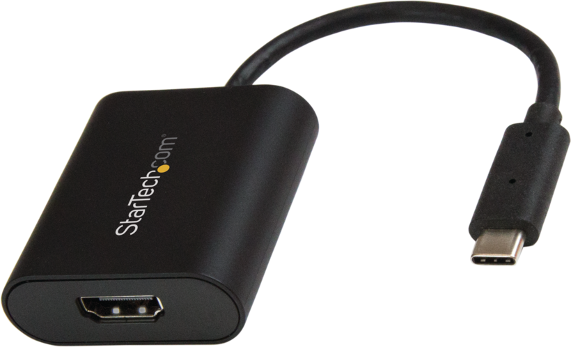 Startech - 4K 60Hz, Thunderbolt 3 Compatible, USB Type C to HDMI Video Display