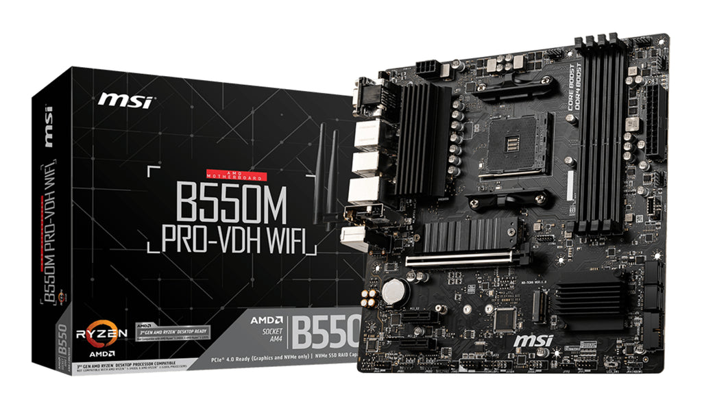 MSI B550M PRO-VDH WIFI placa base AMD B550 Zócalo AM4 micro ATX (2)