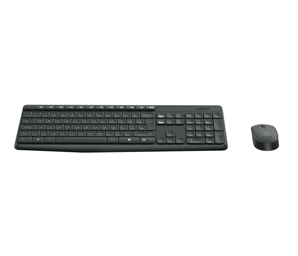 Logitech 920-007921 teclado Ratón incluido Universal RF inalámbrico QWERTY Nórdico Gris (2)