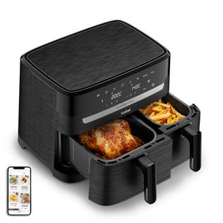 Tefal Easy Fry EY901N Doble 8,3 L Independiente 2700 W Freidora de aire caliente