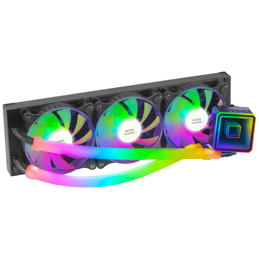 Mars Gaming MLULTRA360 sistema de refrigeración para ordenador Procesador Kit de refrigeración líquida 12 cm 1 pieza(s) (2)