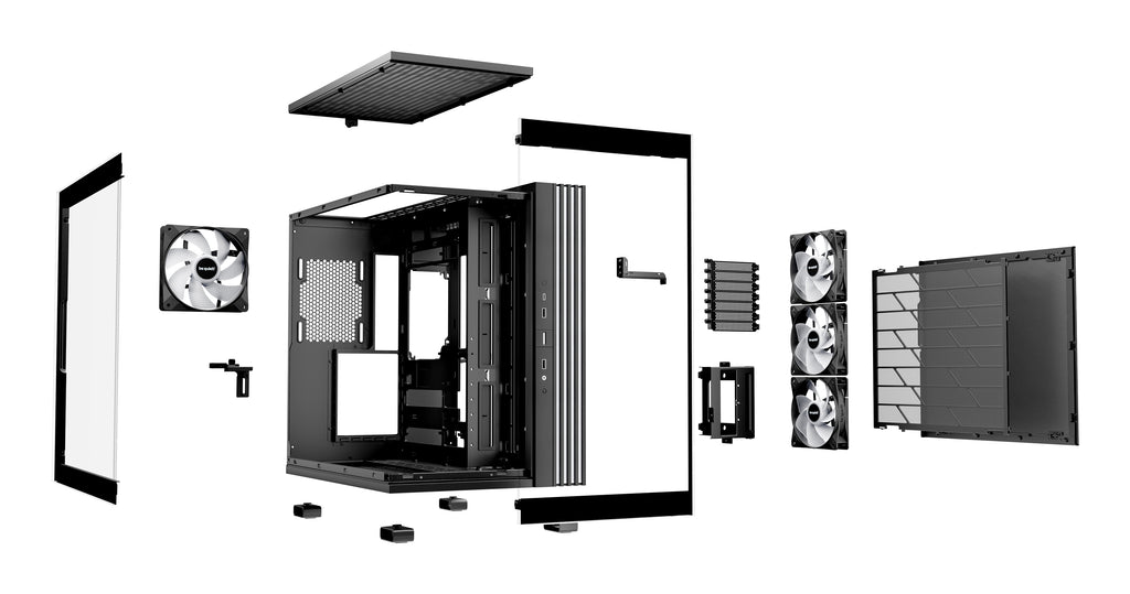 be quiet! LIGHT BASE 600 LX Black Midi Tower Negro (4)