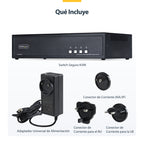 StarTech.com CK4-HP204C interruptor KVM Negro (9)