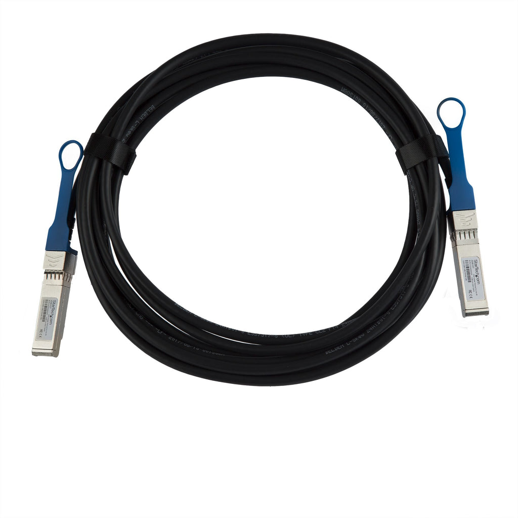 StarTech.com JG081CST Cable de fibra óptica e InfiniBand SFP+ Negro