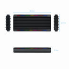 TooQ Shinobi Caja externa para unidad de estado sólido (SSD) Negro M.2 (4)