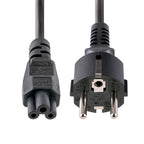 StarTech.com 753E-3M-POWER-LEAD cable de transmisión Negro CEE7/7 C5 acoplador (4)
