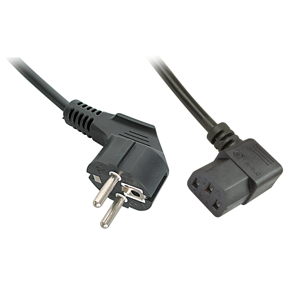 Lindy 30345 cable de transmisión Beige 2 m CEE7/7 C13 acoplador (2)