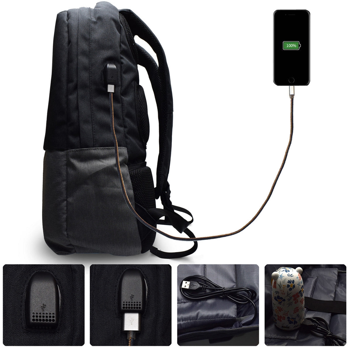 Ewent EW2529 maletines para portátil 43,9 cm (17.3") Mochila Negro (2)