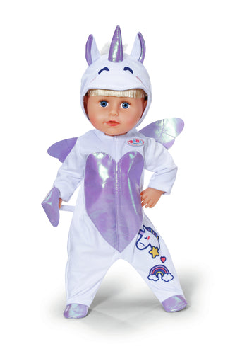 BABY born Unicorn Onesie 43cm Doll jumpsuit