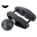 RAM MOUNTS Base redonda con poste reforzado de acero - Bola D (2.25"), 2.5" de diámetro, 4 agujeros AMPS
