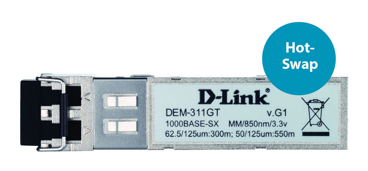 D-Link DEM-311GT red modulo transceptor Fibra óptica 1000 Mbit/s SFP 850 nm (4)