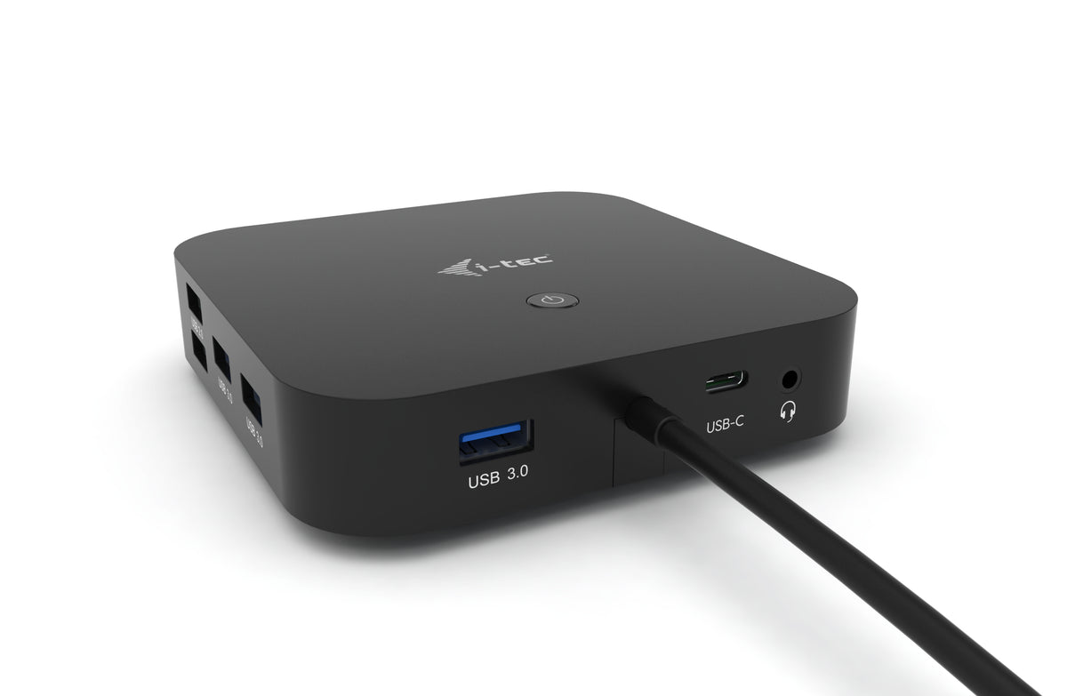 i-tec C31DUALDPDOCKPD base para portátil y replicador de puertos Alámbrico USB 3.2 Gen 1 (3.1 Gen 1) Type-C Negro (2)