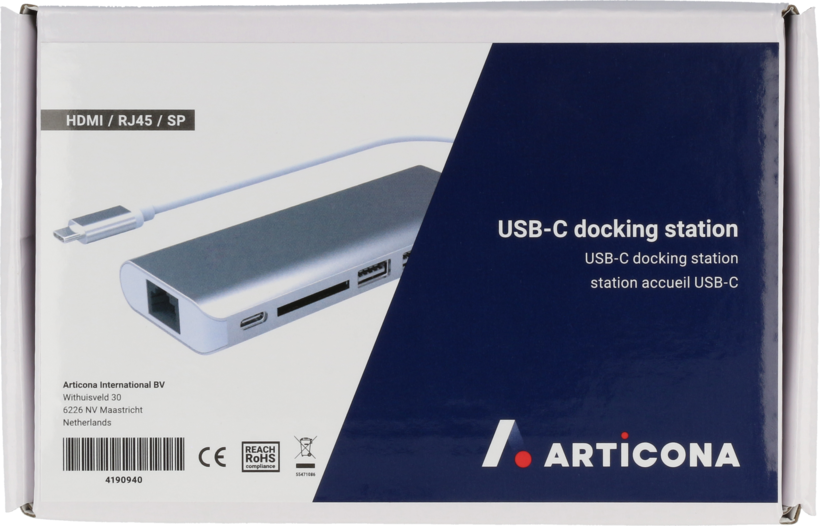 Docking portátil ARTICONA 4K 60 W USB-C (6)