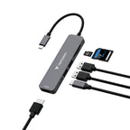 Verbatim 32156 hub de interfaz USB 3.2 Gen 1 (3.1 Gen 1) Type-C 5000 Mbit/s Gris