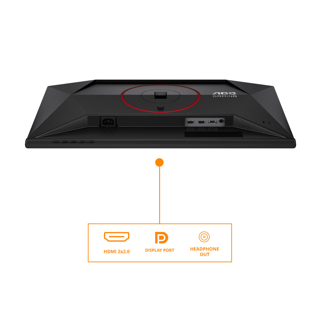 AOC G4 25G4ZR pantalla para PC 62,2 cm (24.5") 1920 x 1080 Pixeles LCD Negro, Rojo (3)