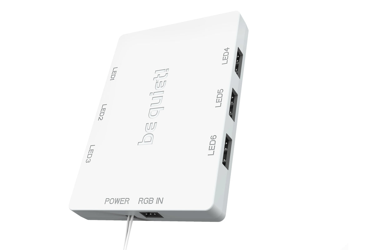 be quiet! Light Wings White, 120mm PWM Triple Pack Carcasa del ordenador