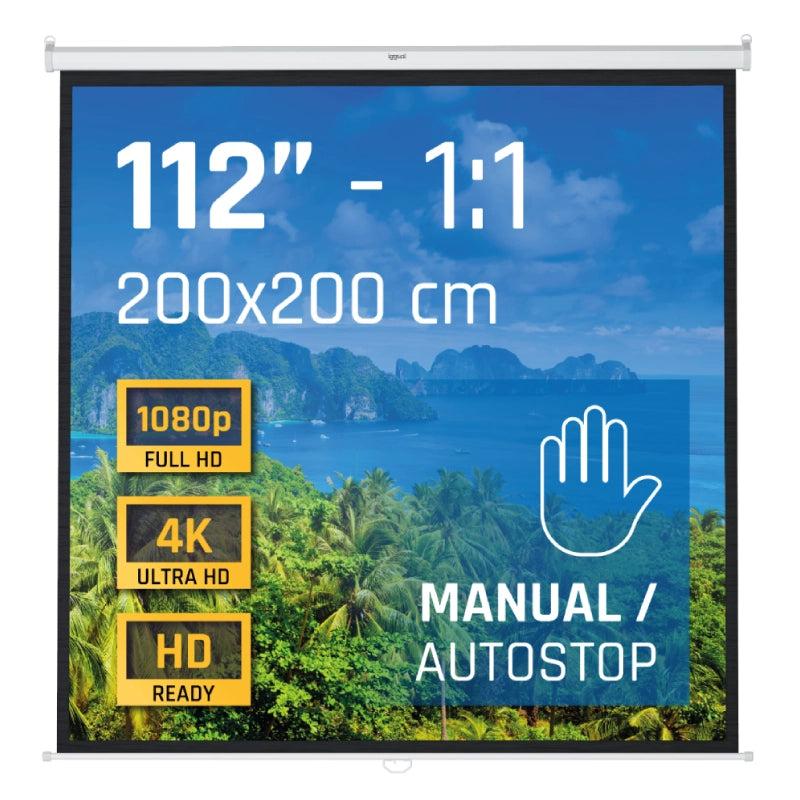 iggual PSIMS200 pantalla de proyección 2,82 m (111") 1:1