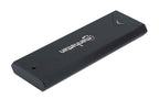 Manhattan 130530 caja para disco duro externo Caja externa para unidad de estado sólido (SSD) Negro M.2 (3)