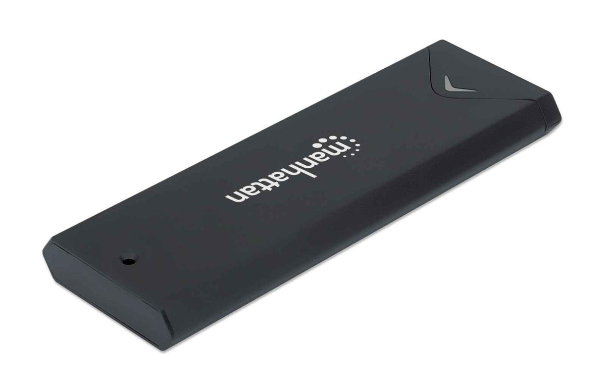Manhattan 130530 caja para disco duro externo Caja externa para unidad de estado sólido (SSD) Negro M.2 (3)