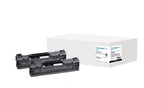 CoreParts QI-HP2093 cartucho de tóner 2 pieza(s) Compatible Negro (2)