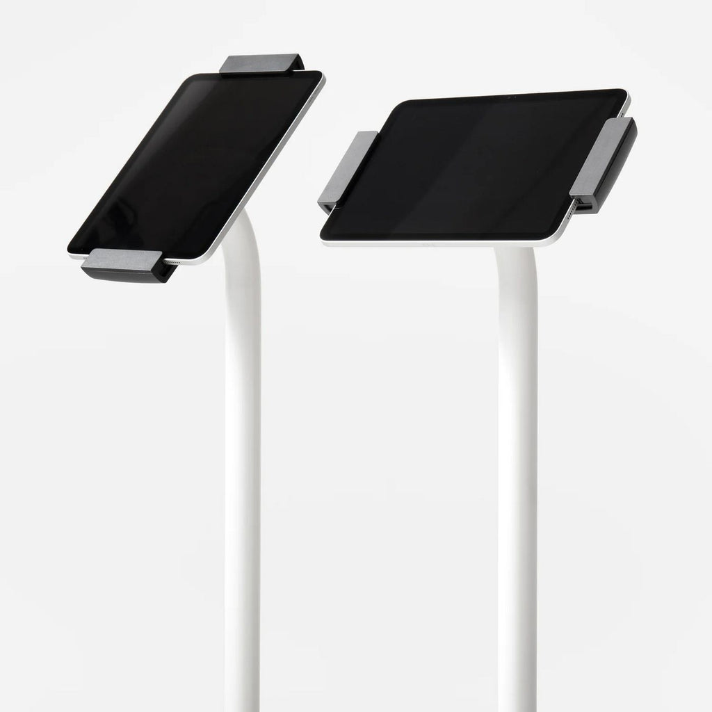 Capture Height Adjustable Tablet Floor Stand (White) Blanco (5)