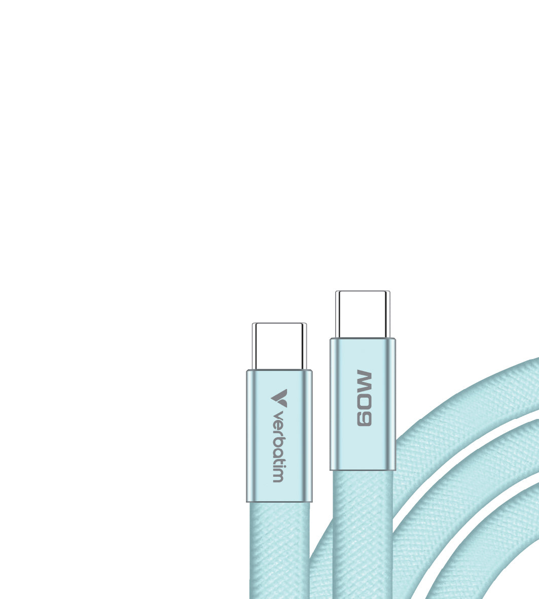 Verbatim 30273 cable USB USB 2.0 1,2 m USB C 0,48 Gbit/s 60 W Azul (2)
