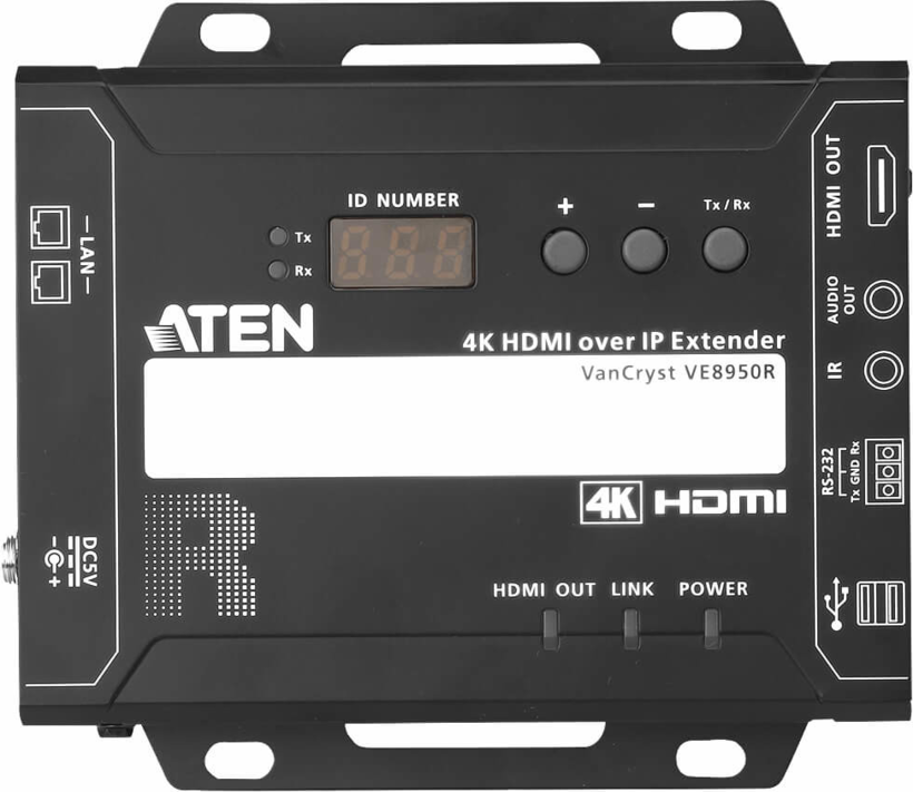 Receptor ATEN HDMI IP+Cat5e 100 m 4K (4)