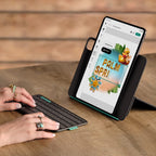 Logitech Flip Folio AZERTY Francés Bluetooth Grafito (3)