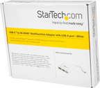 Startech - Replicador de Puertos con Entrega de Potencia y Puerto USB-A, Blanco (3)
