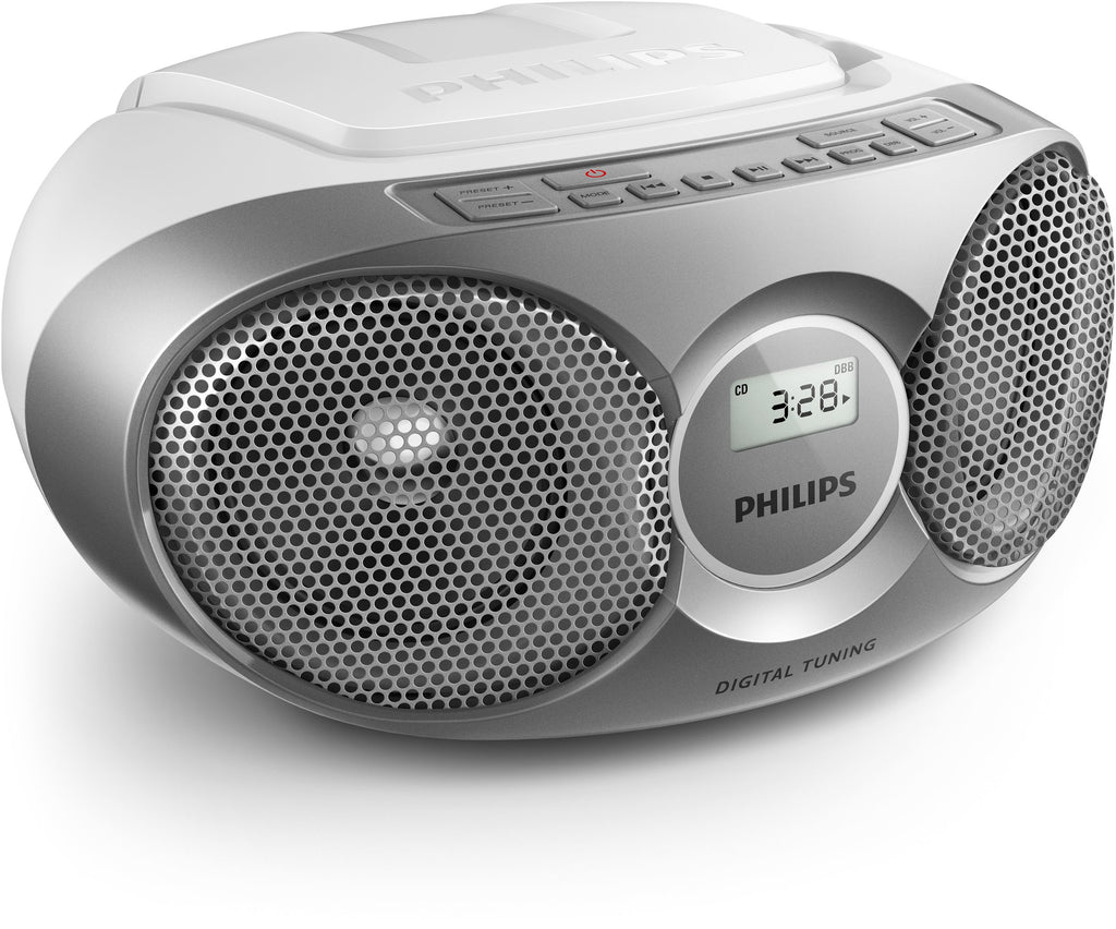 Philips AZ215S/12 sistema estéreo portátil 3 W FM Plata